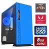 Gaming Blue AMD 2200G 3.5GHZ Quad Core 8GB DDR4 RAM 240GB SSD Pre-Built System