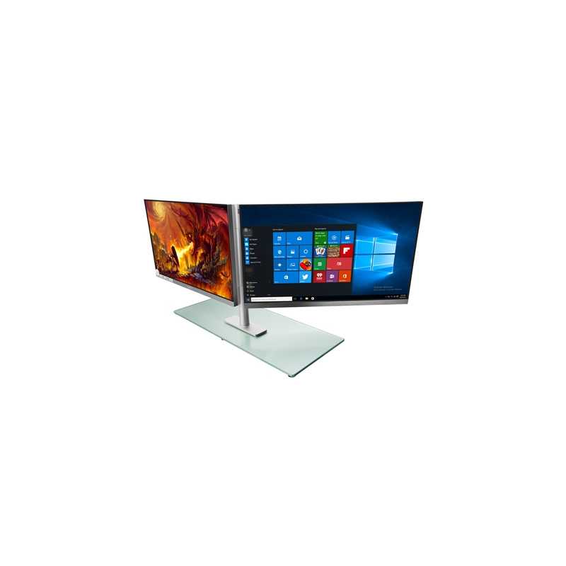 Vizta by HKC VP24DPI-UK Twin 24" LED IPS Widescreen VGA/DVI-I/HDMI Display Port Monitors
