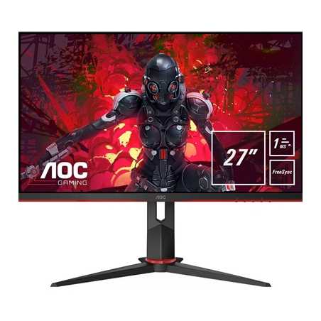 AOC 27G2U5/BK 27" Full HD LED Widescreen IPS HDMI/Display Port Freesync 1ms Gaming Black/Red Monitor