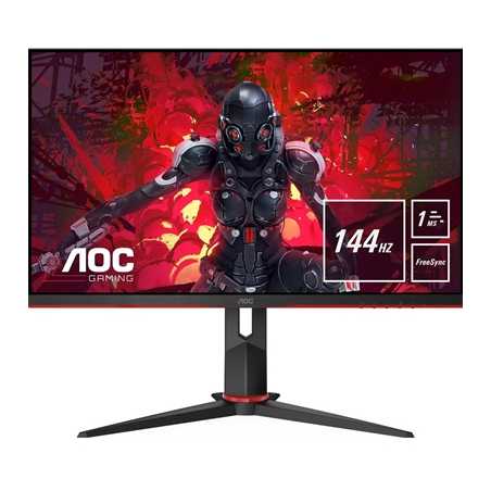 AOC 27G2U/BK 27" Full HD LED 144Hz Widescreen IPS HDMI/Display Port Freesync 1ms Gaming Black/Red Monitor