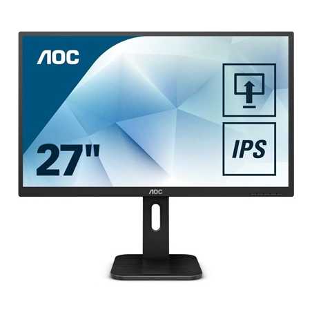 AOC Q27P1 27" Full HD LED Widescreen IPS VGA/DVI/HDMI/Display Port with USB Hub Monitor