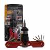 Sprotek 15-in-1 Ratchet Screwdriver Set - With Hex, Philips, Torx Bits