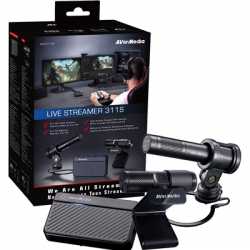 AVerMedia BO311S Live Streamer 311S Full Streaming Starter Kit (Webcam, Mic and Capture Device)