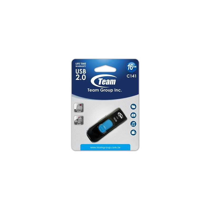 Team C141 16GB USB 2.0 Blue USB Flash Drive