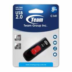Team C141 8GB USB 2.0 Red USB Flash Drive