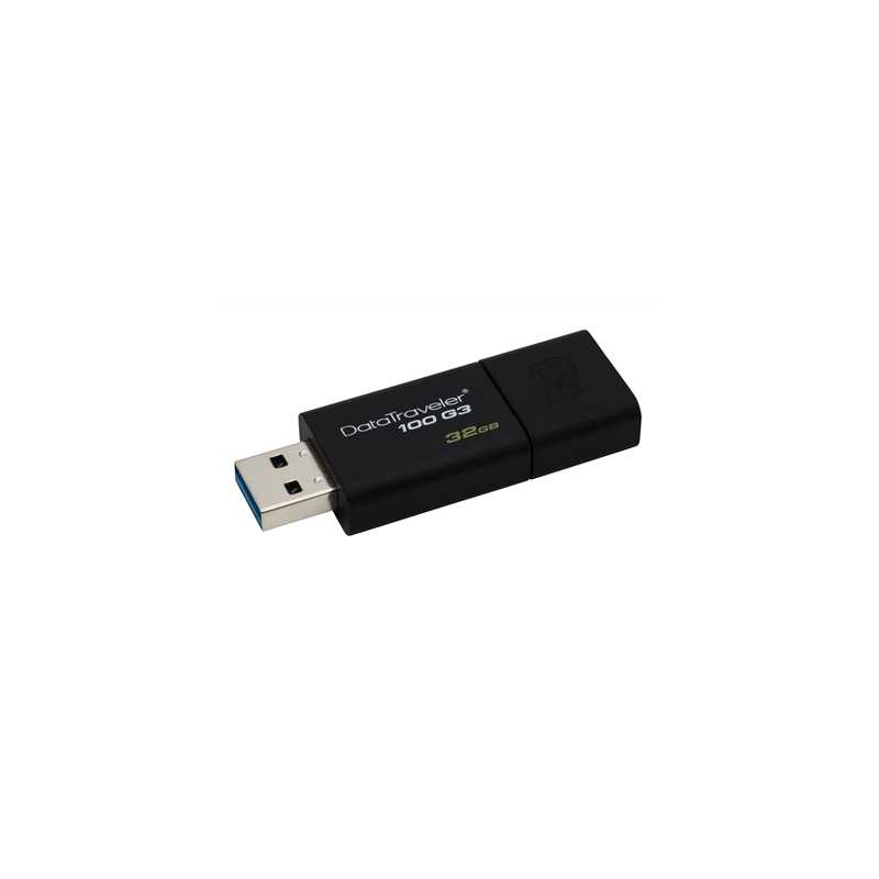 Kingston DataTraveler 100 G3 32GB USB 3.0 Black USB Flash Drive