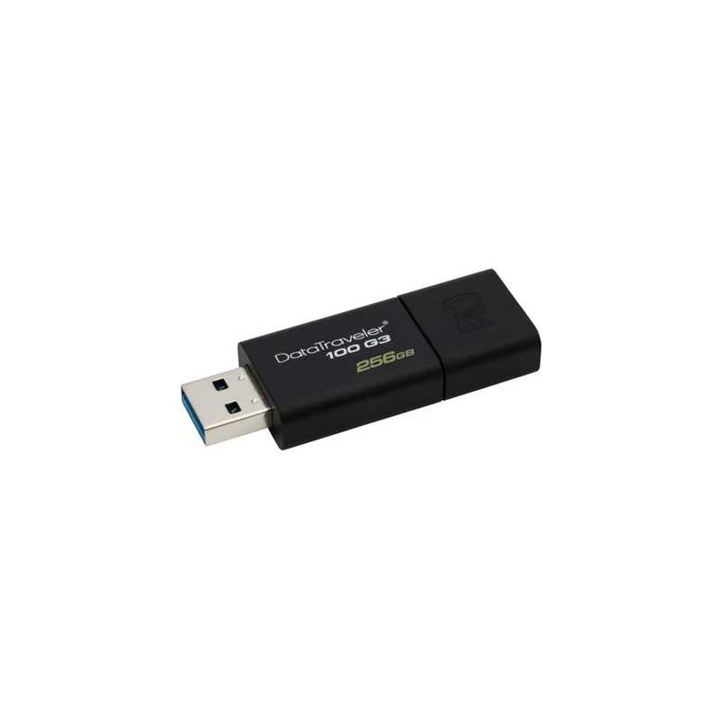 Kingston DataTraveler 100 G3 256GB USB 3.0 Black USB Flash Drive