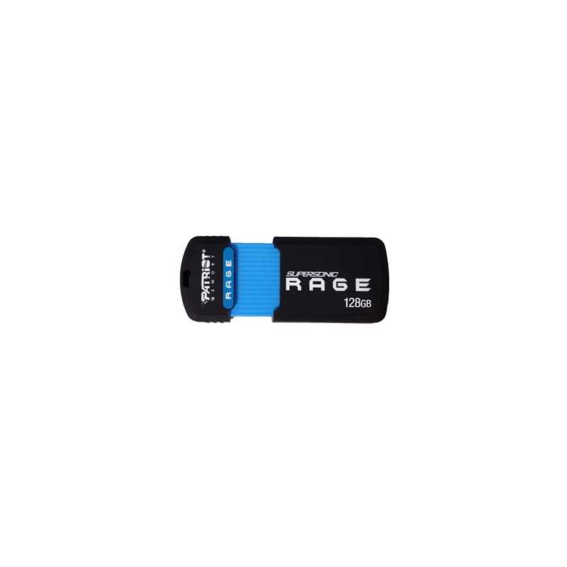 Patriot Supersonic Rage 128GB USB 3.1 Blue USB Flash Drive