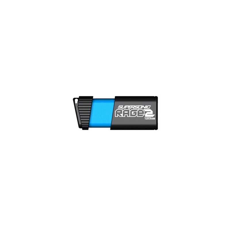 Patriot Supersonic Rage 2 128GB USB 3.1 Blue USB Flash Drive