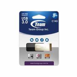 Team Color Series C143 8GB USB 3.0 Black USB Flash Drive