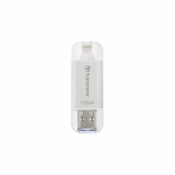 Transcend JetDrive 128GB USB 3.1 Silver USB Flash Drive for iPhone and IPad