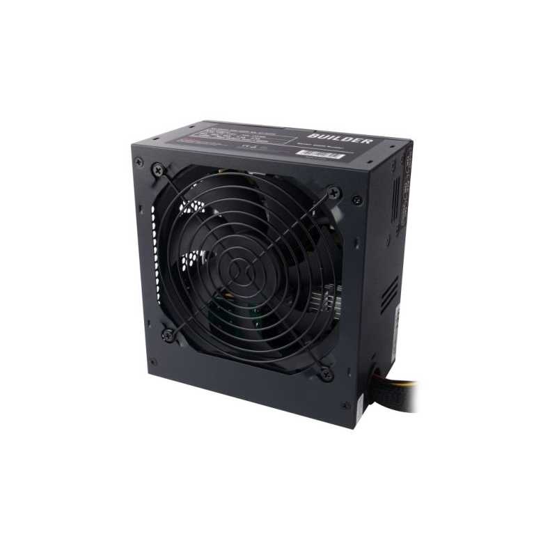 Builder 600W PSU, ATX 12V, 6 x SATA, 6+2 Pin PCIe, 120mm Fan