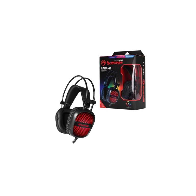 Marvo Scorpion HG8941 Stereo Sound RGB LED Gaming Headset