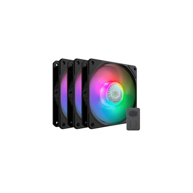 Cooler Master SickleFlow 120 ARGB Addressable RGB 3 Fan Pack with ARGB Controller