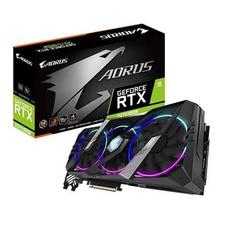 Gigabyte AORUS GeForce RTX 2070 SUPER 8GB GDDR6 Triple Fan RGB Graphics Card