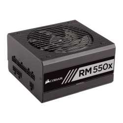 Corsair 550W Enthusiast Series RM550X PSU, Rifle Bearing Fan, Fully Modular, 80 Gold