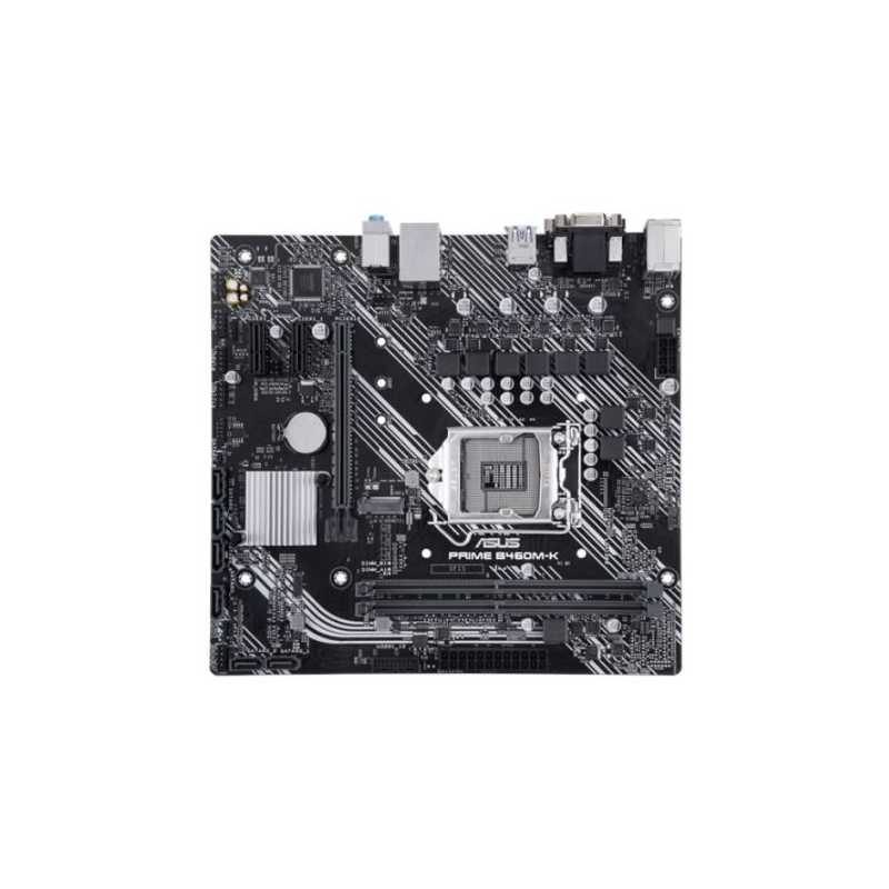 Asus PRIME B460M-K, Intel B460, 1200, Micro ATX, DDR4, VGA, DVI,
