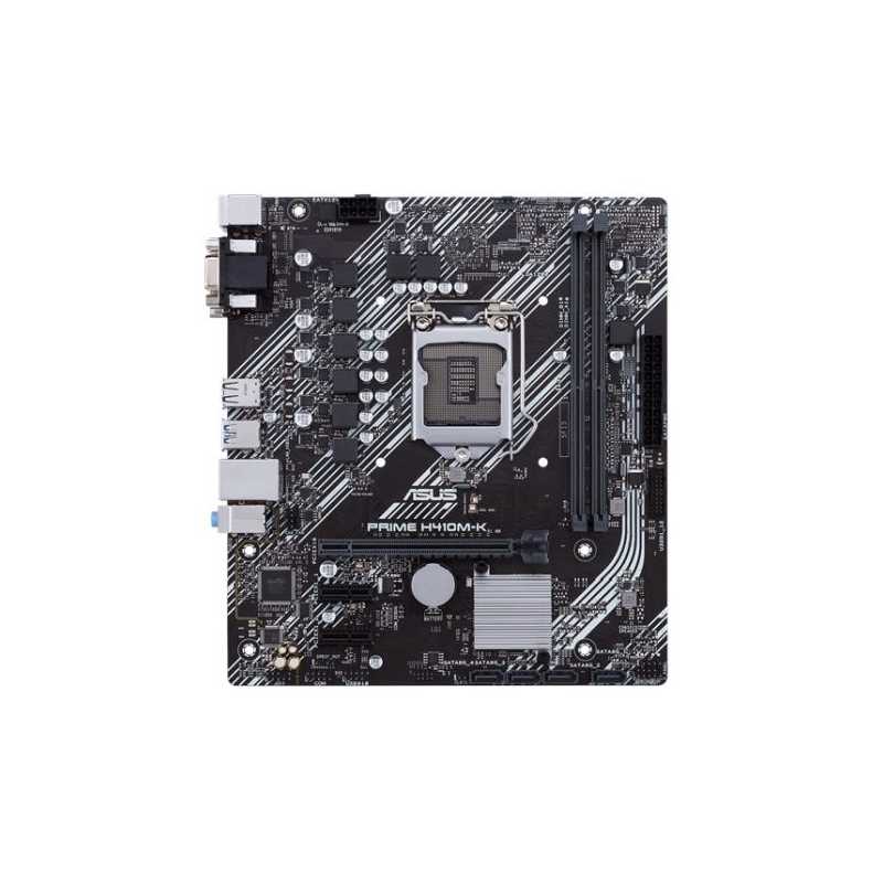 Asus PRIME H410M-K, Intel H410, 1200, Micro ATX, 2 DDR4, VGA, DVI