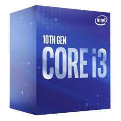 Intel Core I3-10320 CPU, 1200, 3.8 GHz (4.6 Turbo), Quad Core, 65W, 14nm, 8MB Cache, Comet Lake