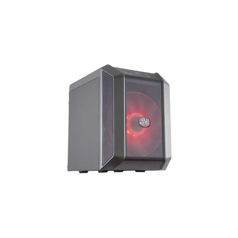 Cooler Master MasterCase H100 Mini-ITX 2 x USB 3.2 Gen 1 Iron Grey Case with RGB LED Fan
