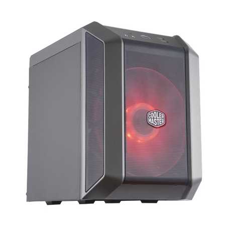 Cooler Master MasterCase H100 Mini-ITX 2 x USB 3.2 Gen 1 Iron Grey Case with RGB LED Fan
