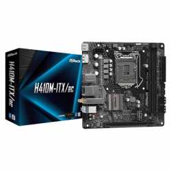 ASRock H410M-ITX/ac Intel Socket 1200 10th Gen Mini ITX HDMI/DIsplayPort M.2 USB 3.2 Gen1 WiFi Motherboard