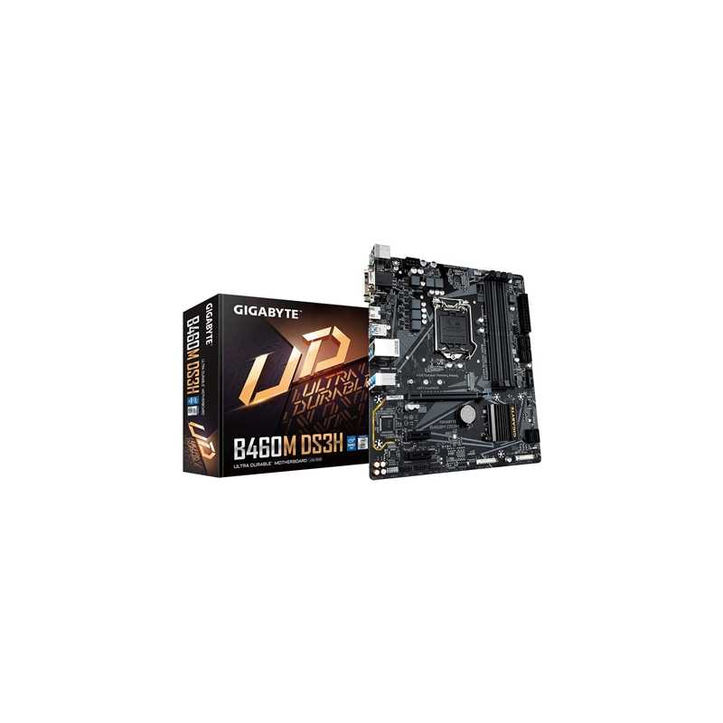 Gigabyte B460M DS3H Intel Socket 1200 Micro ATX HDMI/DVI/VGA M.2 USB 3.2 Gen1 Motherboard