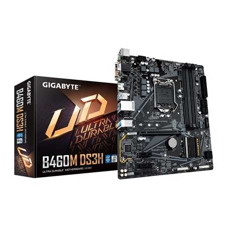 Gigabyte B460M DS3H Intel Socket 1200 Micro ATX HDMI/DVI/VGA M.2 USB 3.2 Gen1 Motherboard