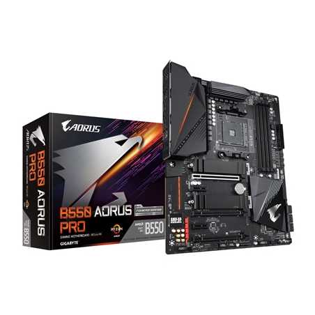 Gigabyte B550 AORUS PRO AMD Socket AM4 ATX HDMI Dual M.2 USB 3.2 C Gen2 Motherboard