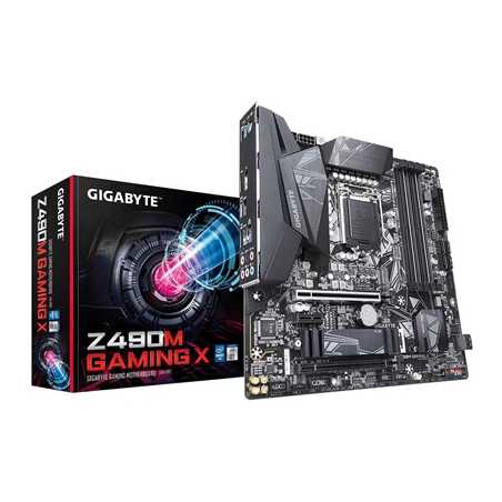 Gigabyte Z490M GAMING X Intel Socket 1200 Micro ATX HDMI/DisplayPort M.2 USB 3.2 C Gen2 Motherboard