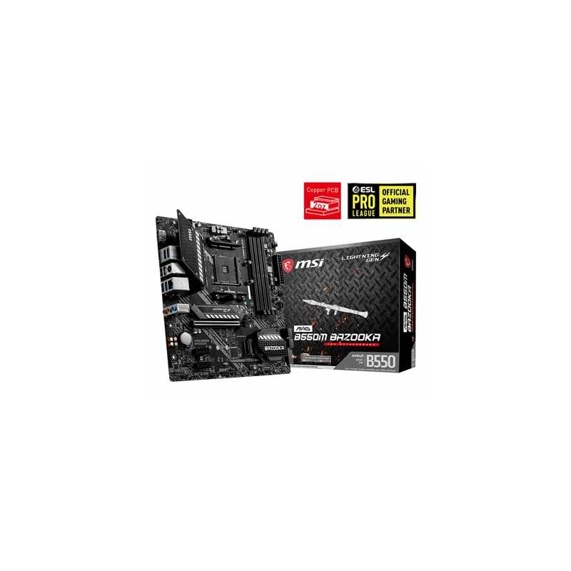 MSI MAG B550M BAZOOKA AMD Socket AM4 Micro ATX HDMI/DisplayPort Dual M.2 Motherboard