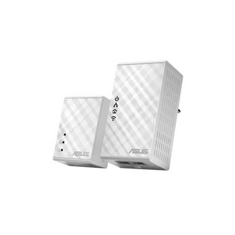 Asus (PL-N12 KIT) 300Mbps AV500 Wireless N Powerline Adapter Kit, 2-Port