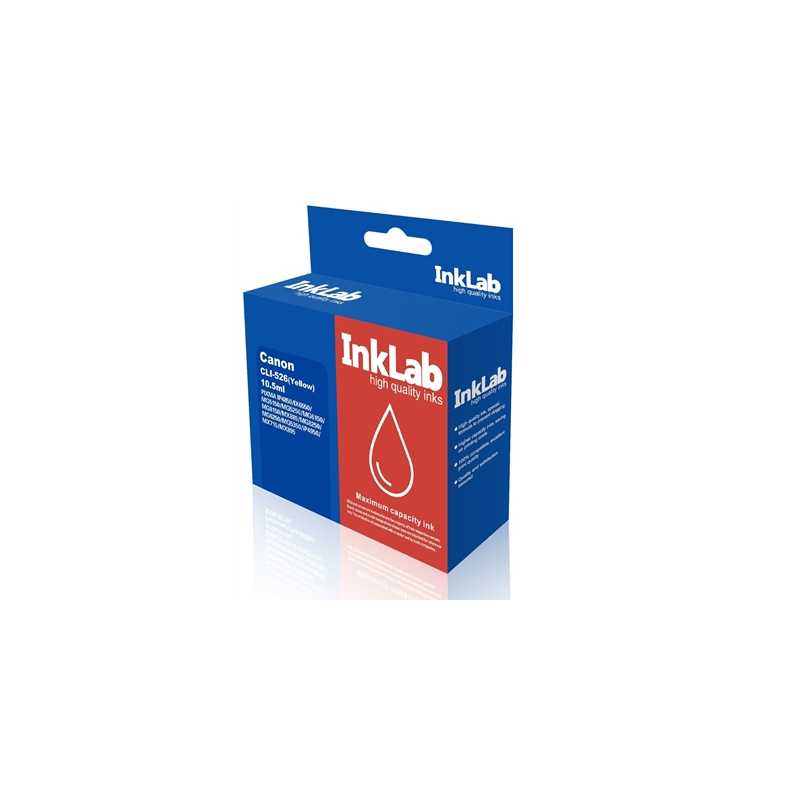 InkLab CLI526 Canon Compatible Yellow Replacement Ink