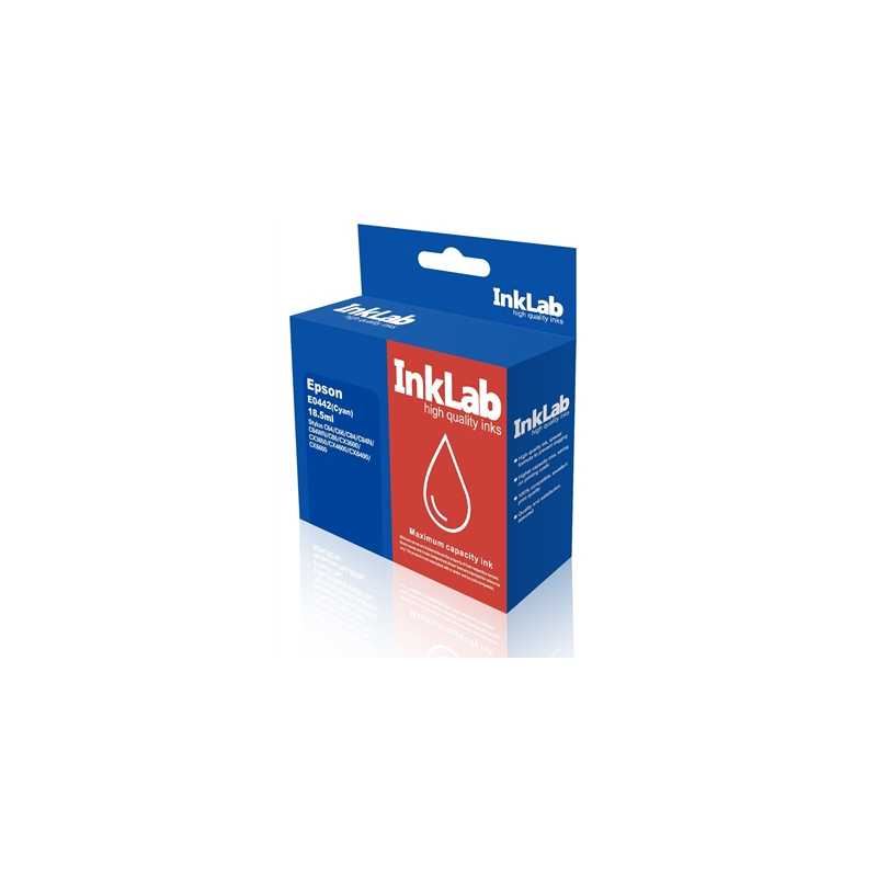 InkLab 442 Epson Compatible Cyan Replacement Ink