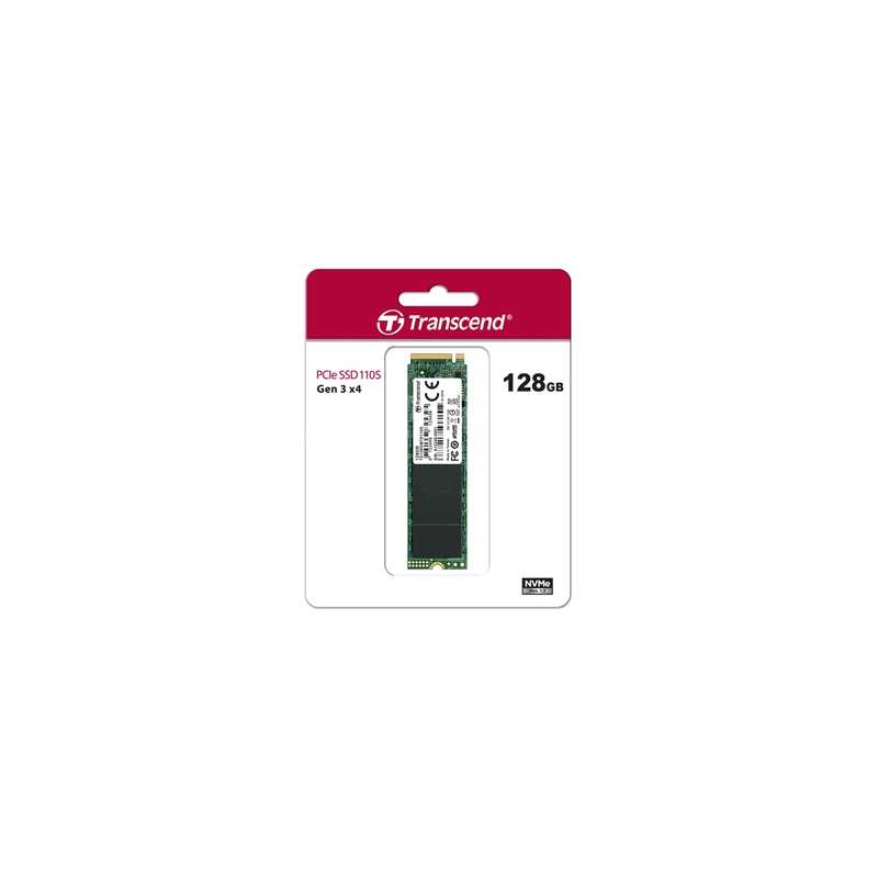 Transcend 110S 128GB M.2 2280 PCIe Gen 3.0 x4 3D TLC