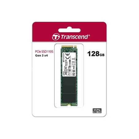 Transcend 110S 128GB M.2 2280 PCIe Gen 3.0 x4 3D TLC