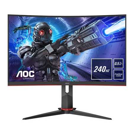 AOC C27G2ZE/BK 27" LED Widescreen HDMI/ DisplayPort Freesync 0.5ms Frameless Curved Monitor