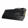 Asus TUF GAMING K1 RGB Keyboard with Volume Knob, 19-key Rollover, Side Light Bar & Armoury Crate, Spill Resistant, Detachable W