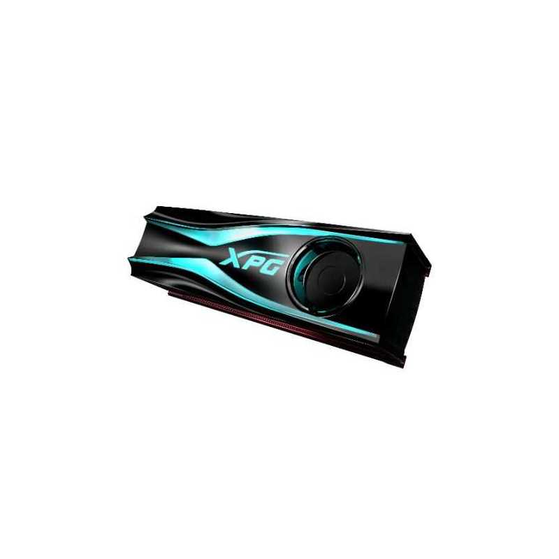 Adata XPG Storm RGB Cooler, for M.2 2280 SSDs, Aluminium Heatsink, RGB with Aura Sync Compatibility