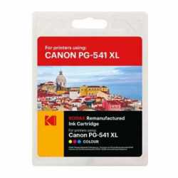 Kodak Remanufactured Canon CL-541 XL Colour Inkjet Ink, Cyan, Magenta, Yellow, 15ml