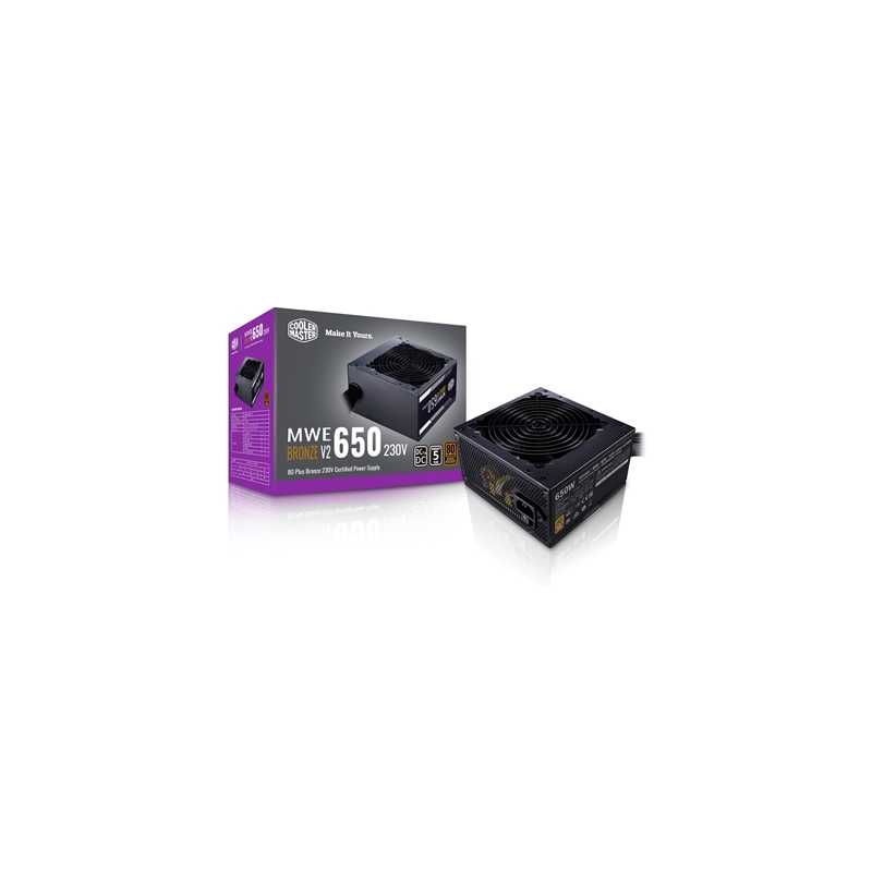 Cooler Master MWE 650W 230V V2 120mm HDB Fan 80 PLUS Bronze PSU