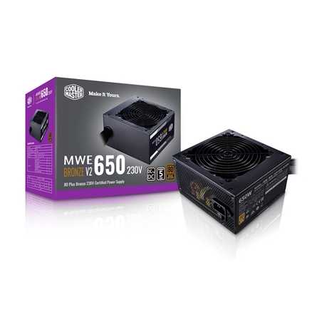 Cooler Master MWE 650W 230V V2 120mm HDB Fan 80 PLUS Bronze PSU