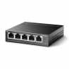 TP-LINK (TL-SG1005LP)  5-Port Gigabit Unmanaged Desktop Switch, 4-Port PoE, Low Power, Steel Case