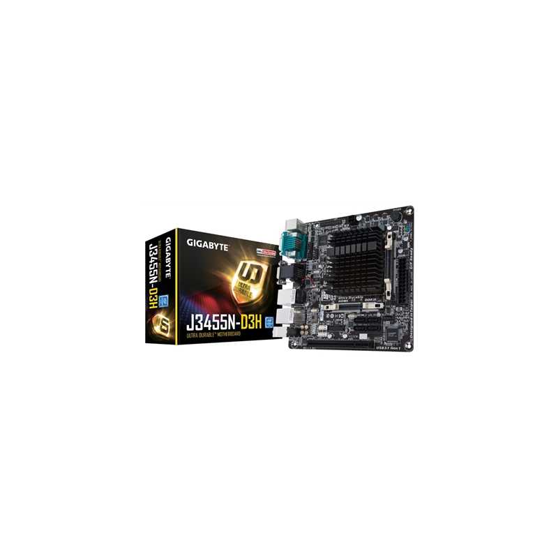 Gigabyte J3455N-D3H Intel Embedded Celeron J3455 Mini ITX VGA/HDMI Dual Serial DDR3L USB 3.1 Motherboard