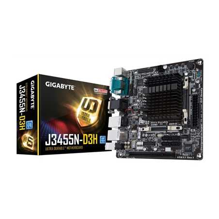 Gigabyte J3455N-D3H Intel Embedded Celeron J3455 Mini ITX VGA/HDMI Dual Serial DDR3L USB 3.1 Motherboard