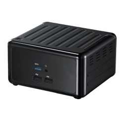 Asrock 4X4 BOX-R1000V Faned Embedded BOX Barebone, Ryzen R1505G CPU, M.2/SATA, HDMI, 2x DP, Dual LAN, USB 3.2 - No RAM, Storage 