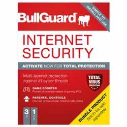 Bullguard Internet Security 2021 1Year/3PC Windows Only Single Soft Box English
