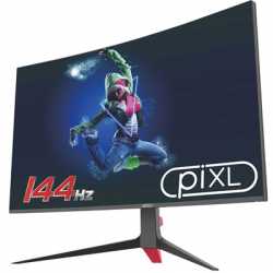 piXL 27" LED 144Hz Widescreen Display Port / HDMI Frameless 5ms Curved Monitor