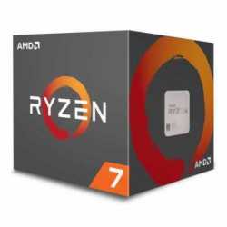 AMD Ryzen 7 2700X CPU with Wraith Cooler, AM4, 3.7GHz (4.3 Turbo), 8-Core, 105W, 20MB Cache, 12nm, RGB Lighting, 2nd Gen, No Gra
