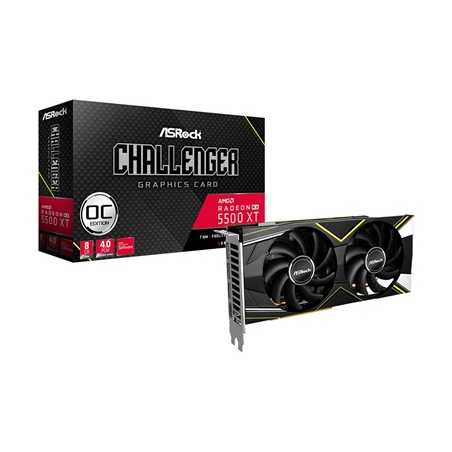 ASRock AMD Radeon RX 5500 XT Challenger D 8GB OC Dual Fan Graphics Card